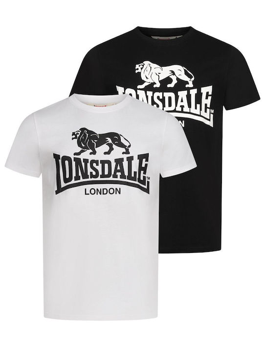 Lonsdale Kelso T-Shirt Black/white