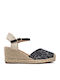Women's Platform Espadrilles Black
