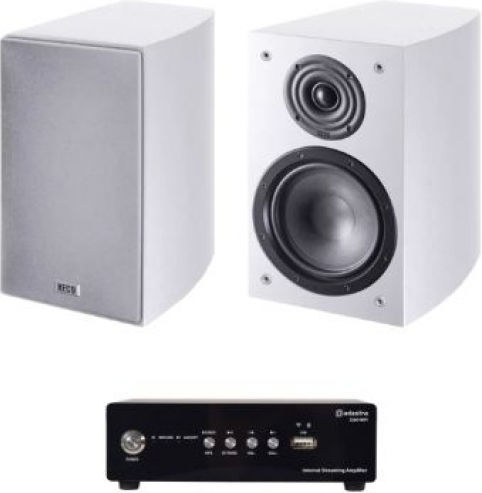 Heco Sound System 2 Victa Elite 202 103.128UK+D1345801P 60W with CD / DVD Player and Bluetooth White