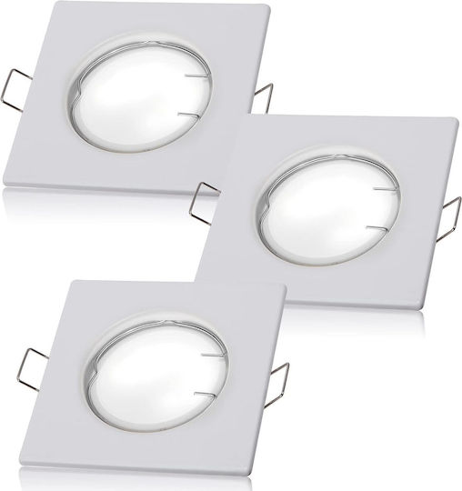 Dreifach LED Spot in Weiß Farbe