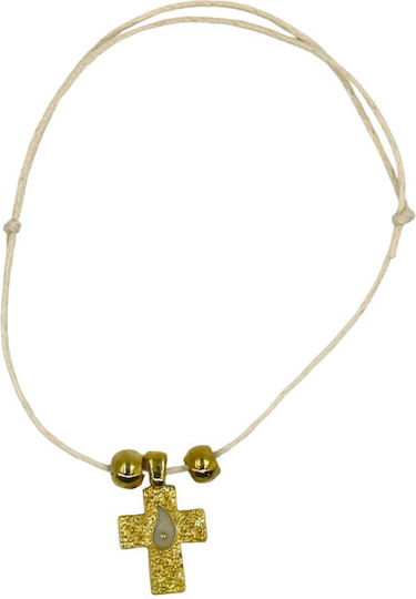Makwedding Μαρτυρικό Βάπτισης Βραχιολάκι Gold 50Stück