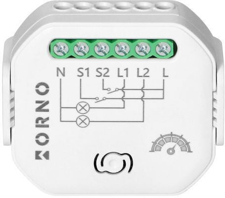 Orno Comutator Inteligent Dimmer 2 Canale Wi-Fi & Bluetooth