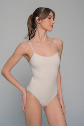 Milena by Paris Sexy Κορμάκι Μπεζ