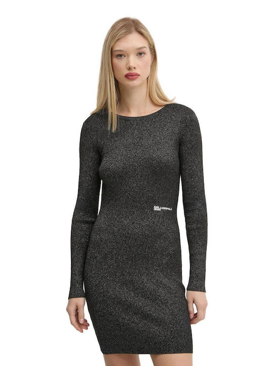 Knitted Black Dress
