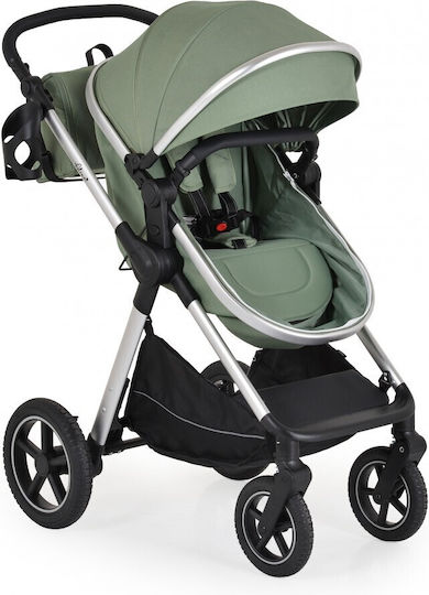 Cangaroo Alina Verstellbar 2 in 1 Baby Kinderwagen Geeignet für Neugeborene Dark Green