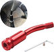 Modified Racing Quick Curved Gear Extension Rod Racing Volkswagen T4 1990-2003 Red