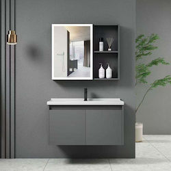 Woodwell IDEA-1 Waschtisch mit Waschbecken & Sp...