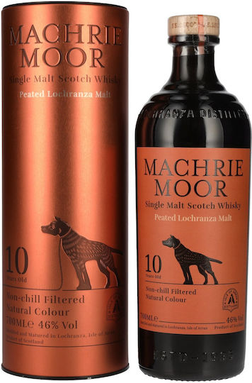 Machrie Moor Single Malt Whisky 10 Jahre Schottland in einer Box 46% 700ml