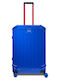 Piquadro Μεσαία Βαλίτσα Ταξιδίου Σκληρή Pop Blue με 4 Ρόδες Ύψους 69εκ.