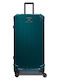 Piquadro Μεγάλη Βαλίτσα Ταξιδίου Pop Green με 4 Ρόδες Ύψους 80εκ.