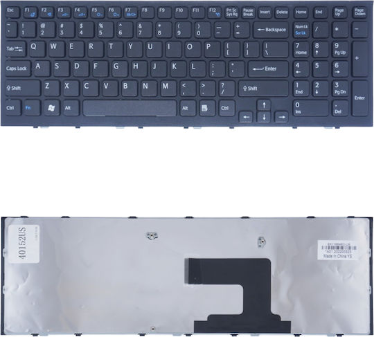 Laptop Keyboard Sony Vaio Vpc-el Vpcel Vpc-el111t Vpc-el13fx 90.4mq07.s2m 90.4mq07.u01 9z.n5csw.a0a 9z.n5csw.a0e 148968751 148968761 Us Black Code.40152us