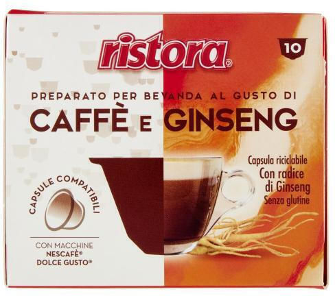 Ristora Capsule Espresso Compatibile cu Mașina Dolce Gusto 10capace