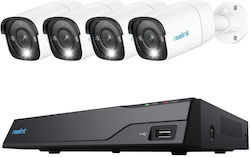 Reolink Σύστημα Παρακολούθησης 4 Καμερών IP 12MP Reolink Σύστημα Παρακολούθησης 4 Καμερών IP 12MP