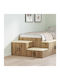 Cabinet Storage Wooden L127xW41xH40cm
