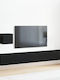 Wohnzimmer TV-Einheit Black Oak L80xB30xH30cm