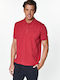 Polo Short Sleeve Blouse Red