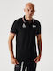 Polo Kurzarmbluse Black
