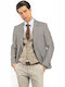 Men's Suit Jacket Slim Fit Brown