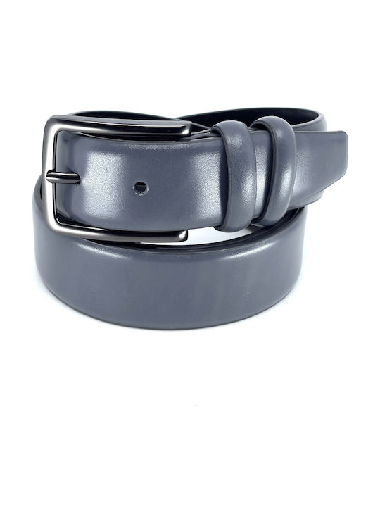Legend Accessories Ανδρική Ζώνη Δερμάτινη Γκρι