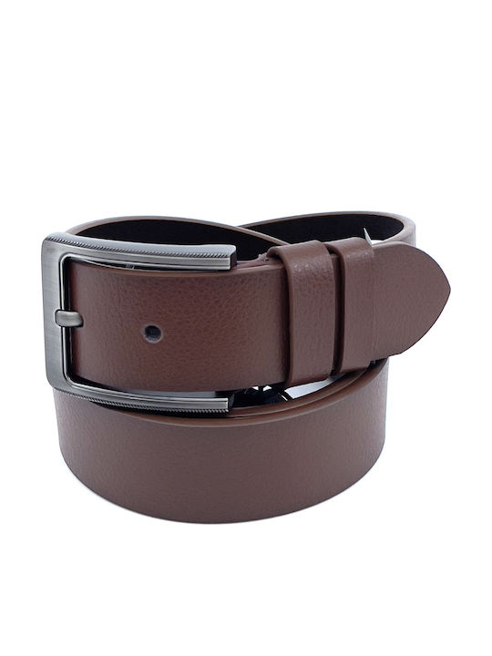 Legend Accessories Широк Мъжки Колан Кожен от К...