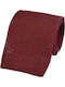 GW Men's Tie Silk Knitted Monochrome in Red Color