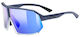 Uvex Cycling Glasses with Black Frame & Mirror / Transparent Lenses