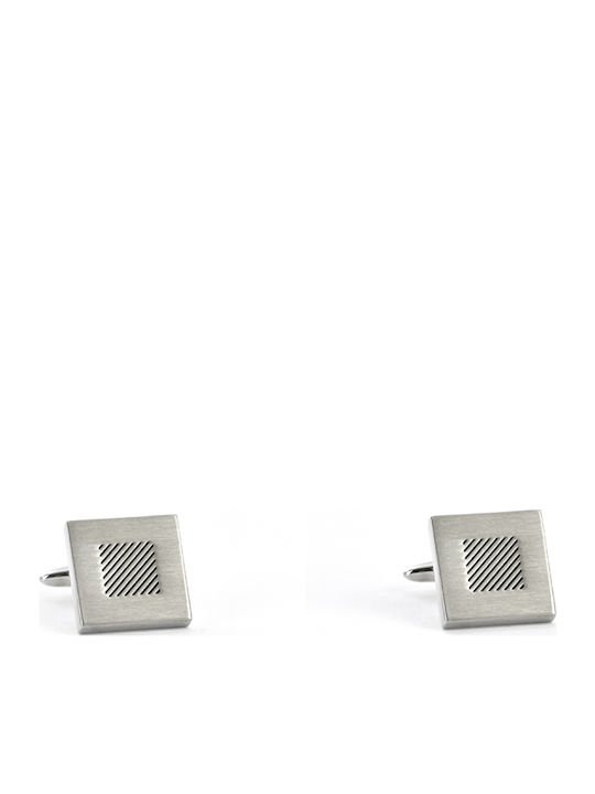 Ascot Cufflinks in Silver Color