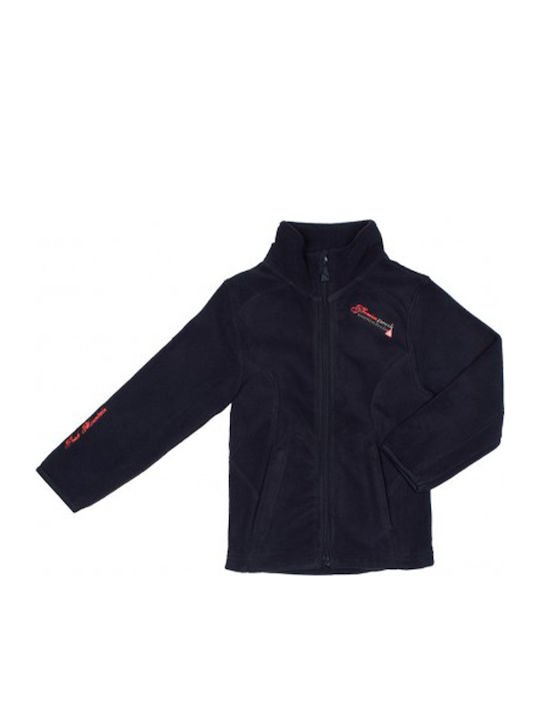 Peak Mountain Fleece Γυναικεία Ζακέτα με Φερμουάρ Navy