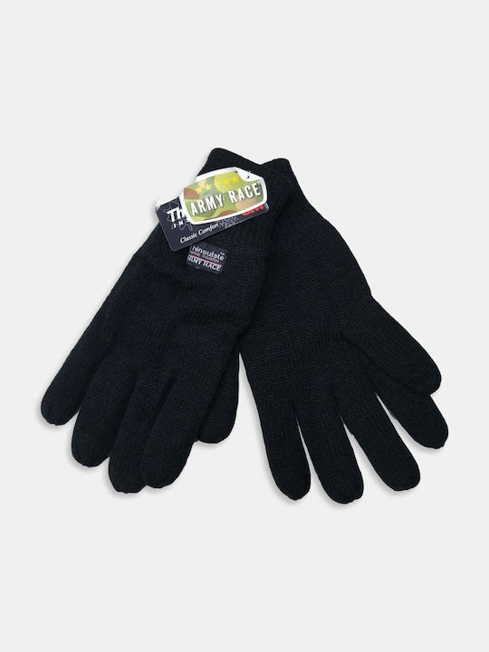 Stamion Men's Knitted Gloves Black