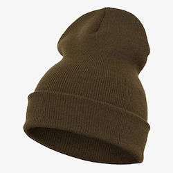 Yupoong Beanie Beanie Knitted in Khaki color