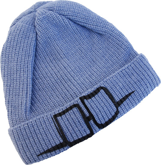 Beanie Γυναικείος Σκούφος με Rib Πλέξη σε Μπλε χρώμα