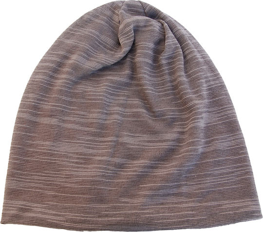 Beanie Ανδρικός Σκούφος Πλεκτός σε Γκρι χρώμα