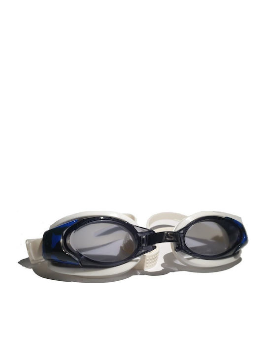 Swimming Goggles Adults Myopia with Anti-fog Lenses Blue