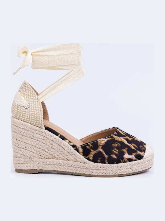 Ideal Shoes Πλατφόρμες Brown
