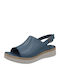 Anatomic Women's Leather Platform Shoes Blue