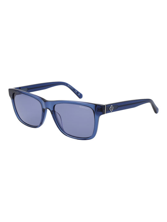 Gant Unisex Sunglasses with Blue Plastic Frame and Blue Lens