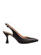 Pumps mit Riemchen Schwarz