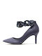 Leather High Heel Chain Pumps Women  Pumps Lila