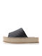 Platforme dama în Tip Pantofi Slip On Negru