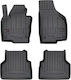Frogum Set of Front and Rear Mats 4pcs for Volkswagen Tiguan 2007-2015 Black