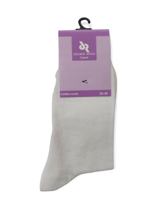 Douros Socks Γυναικείες Κάλτσες Λευκές