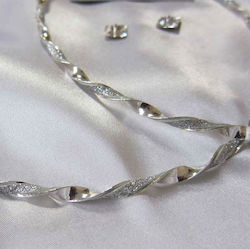 Georgiou Silver Plated Wedding Crowns