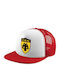 AEK Adult Cap Soft Trucker Mesh Red White Polyester Adult Unisex One Size