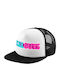 Fall Guys Erwachsene Soft Trucker Mesh Cap Schwarz Weiß Polyester Unisex Einheitsgröße