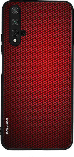 Sonique Carbon Serie Hülle für Honor 20 Nova 5t Rot