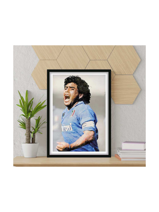 Poster Diego Armando Maradona Sc010 21cm X 30cm...