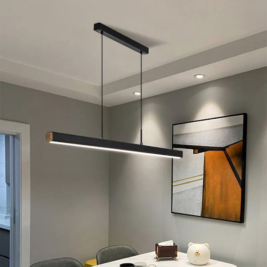Toolight Κρεμαστό Φωτιστικό Μαύρο LED 80x120εκ.