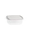 Viomes Microwave Plastic Lunch Box Gray 20x20cm