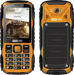 MaxCom Strong MM920L Single SIM Resistant Mobile with Buttons (English Menu) Orange