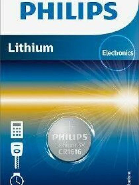 Philips Electronics Lithium Батерия За часовници CR1616 3V 1бр